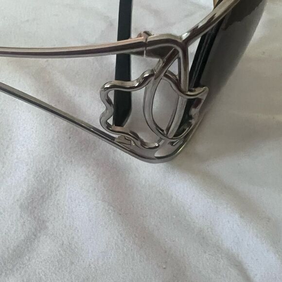 Mont Blanc Sunglasses MB318S  Women Dark Gray Gunmetal Rectangular 60-17 135 mm - Picture 5 of 14